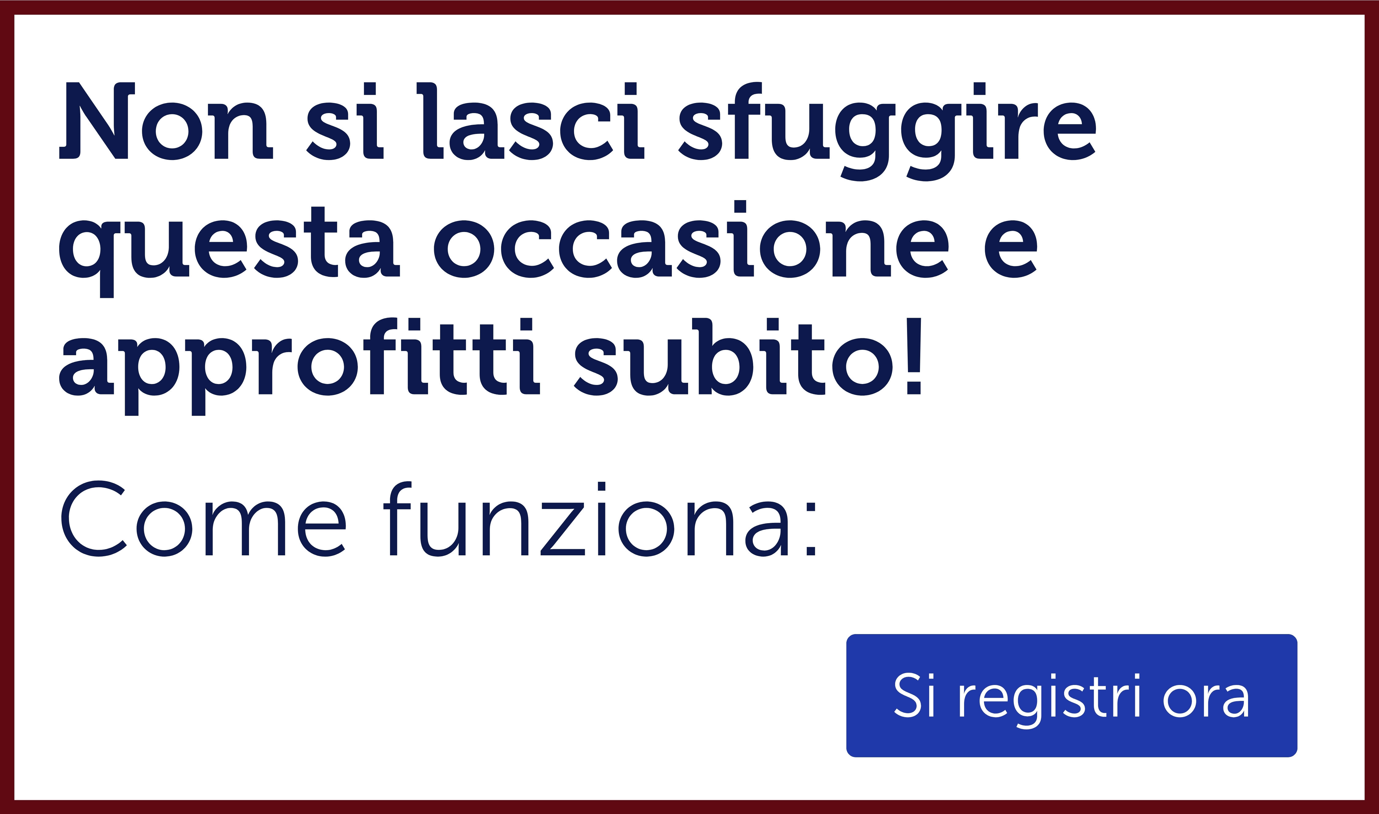 Si registri ora